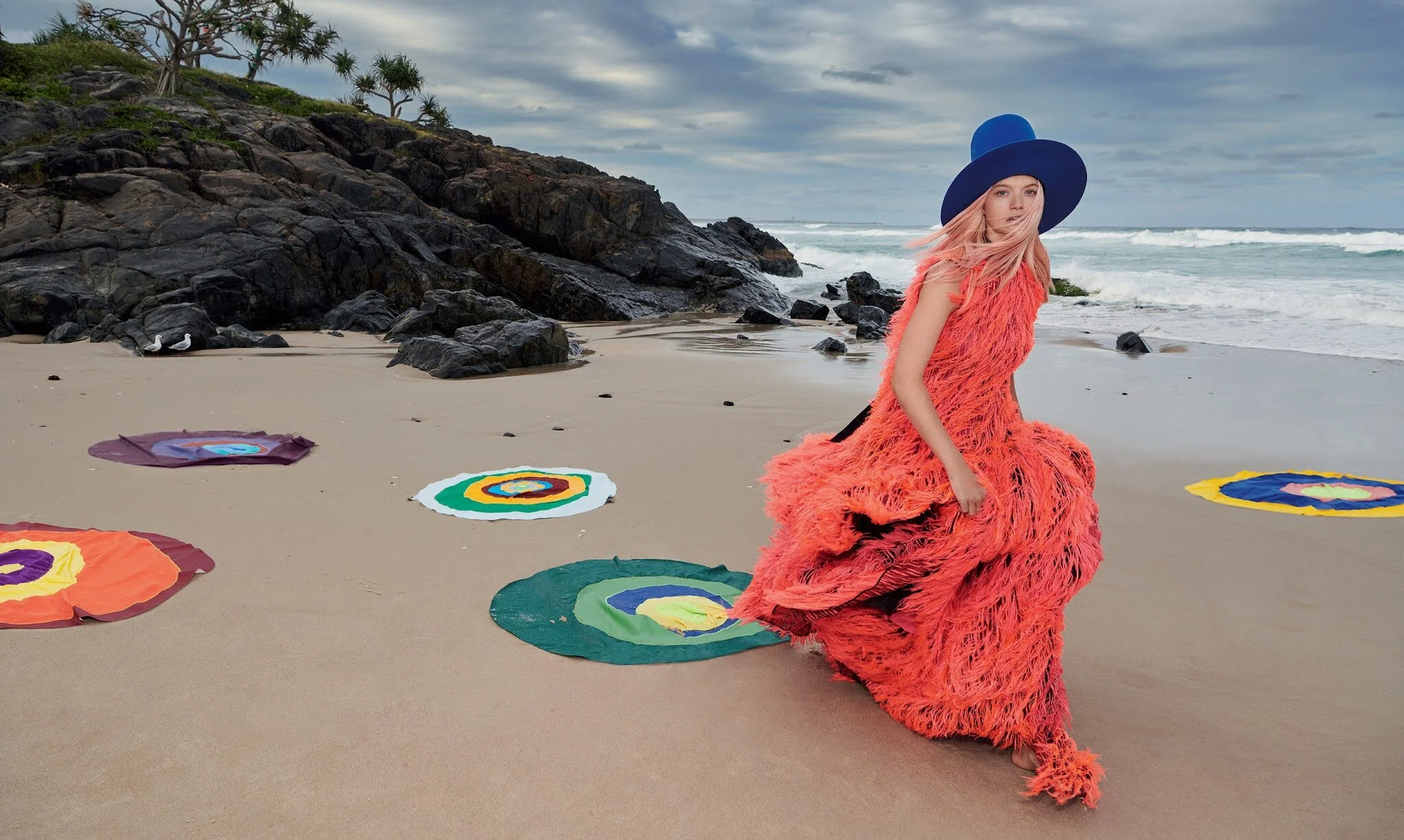 Gemma Ward Goes Bold In Artistic Optimism for Vogue Australia